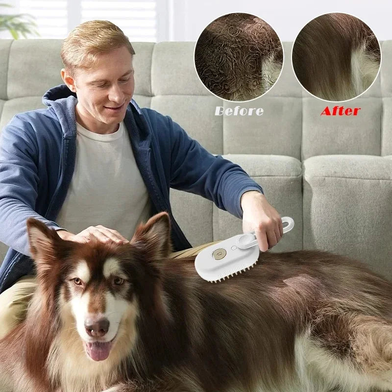 Steam Groomer Pro Pet Brush